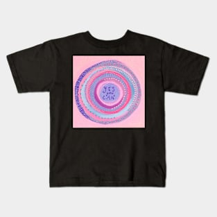 Yes you can/ Positive Vibes Mandala Kids T-Shirt